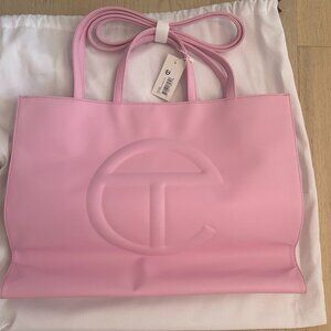 TELFAR BUBBLEGUM LARGE SHOPPING TOTE NEW with TAGS and DUST BAG